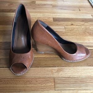 Banana Republic Leather Wedges